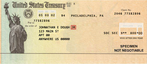 Social Security Benefits Cehck